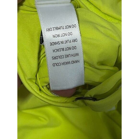 Andie Swim The Bermuda One Piece Swimsuit Underwired Lime Green Small NEW - Picture 7 of 9